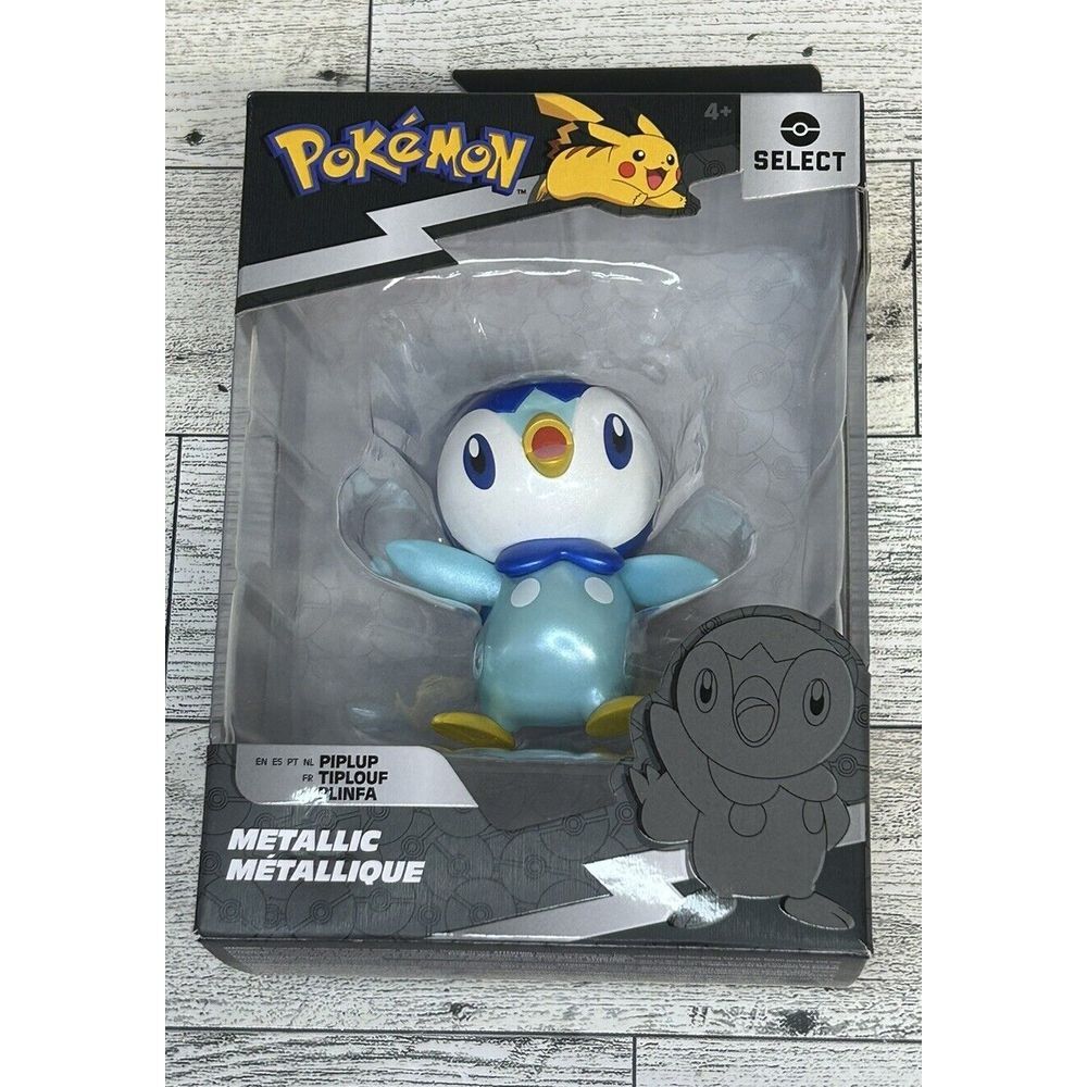 Pokémon Select Metallic Figures Series 2 Piplup‎ - New In Box Target Exclusive